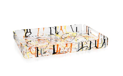 BON TON VASSOIO GRANDE MULTICOLOR