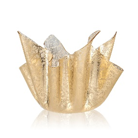 DRAPPEGGI PIZZO LEAVERS GOLD VASO