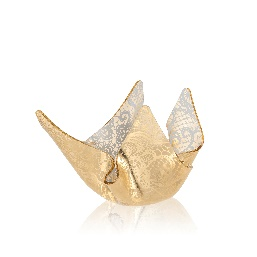 DRAPPEGGI PIZZO LEAVERS GOLD VASO SMALL