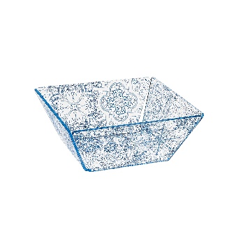 ETIQUETTE CESTINO PORTAPANE MAIOLICA AZULEJOS