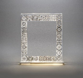 HYDE PORTAFOTO DOPPIO LUMINOSO 18 X 24