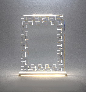 DORIAN PORTAFOTO DOPPIO LUMINOSO 18 X 24