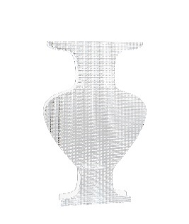 ETRUSCO VASO BIG TRASPARENTE/DIAMANTATO