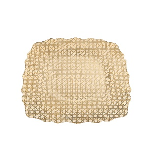 TASTY SOTTOPIATTO QUADRATO BIG ORO PAGLIA DI VIENNA