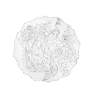 TASTY SOTTOPIATTO TONDO BIG PEACOCK