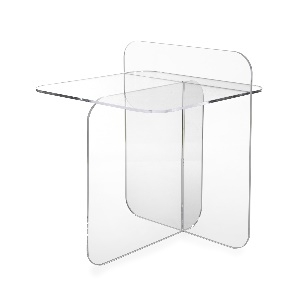 MONDRIAN  TAVOLINO  TRASPARENTE