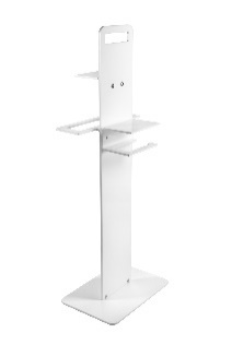 CLIO  COLONNINA  BAGNO   (PORTACARTA  ASCUGAMANO  E  SAPONE  DA  BIDET) WHITE