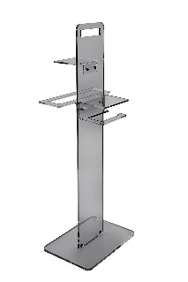 CLIO  COLONNINA  BAGNO   (PORTACARTA  ASCUGAMANO  E  SAPONE  DA  BIDET) FUME'