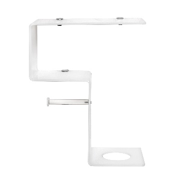 CLIO  MENSOLA  ROTOLO  E  SCOPINO  1 WHITE