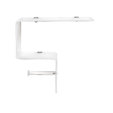 CLIO  MENSOLA  ROTOLO  E  RIPIANO  2 WHITE