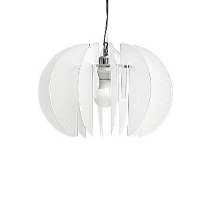 SFERIA  SOSPENSIONE  BIANCO  SATINATO