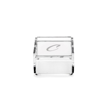 SCATOLINA  VIOLET  "C, c"  TRASPARENTE