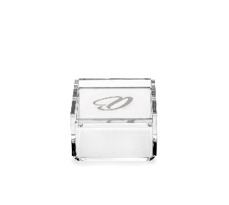 SCATOLINA  VIOLET  "D, d"  TRASPARENTE