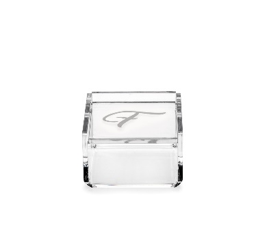 SCATOLINA  VIOLET  "F, f"  TRASPARENTE