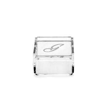 SCATOLINA  VIOLET  "G, g"  TRASPARENTE