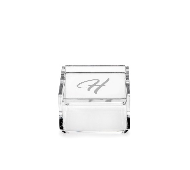 SCATOLINA  VIOLET  "H, h"  TRASPARENTE