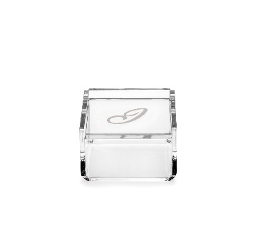 SCATOLINA  VIOLET  "I, i"  TRASPARENTE