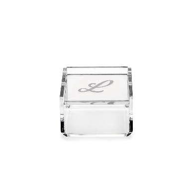 SCATOLINA  VIOLET  "L, l"  TRASPARENTE