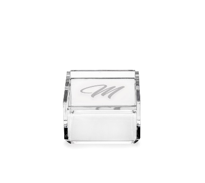 SCATOLINA  VIOLET  "M, m"  TRASPARENTE