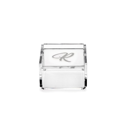 SCATOLINA  VIOLET  "R, r"  TRASPARENTE