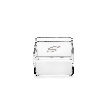 SCATOLINA  VIOLET  "S, s"  TRASPARENTE