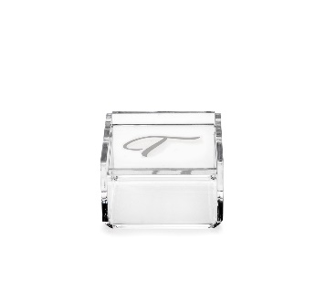 SCATOLINA  VIOLET  "T, t"  TRASPARENTE