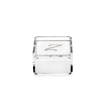 SCATOLINA  VIOLET  "Z, z"  TRASPARENTE