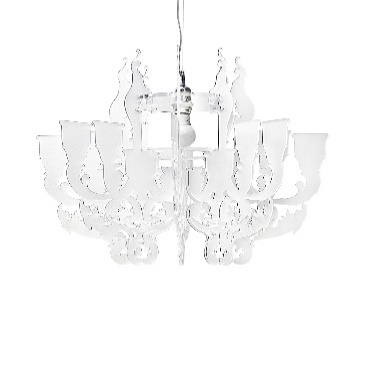 OCTOPUS  SOSPENSIONE  BIANCO  SATINATO