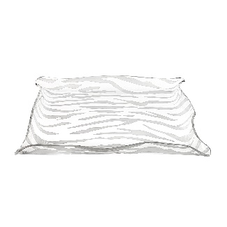 DRAPPEGGI  VUOTATASCHE  QUADRATO  ANIMALIER