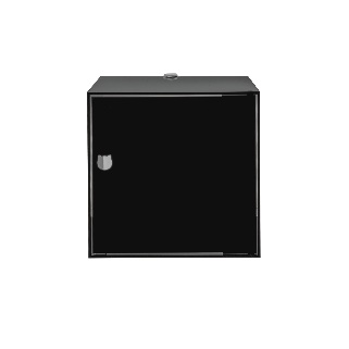 CLIO  MOBILETTO  SINGOLO  NERO  DA  PARETE