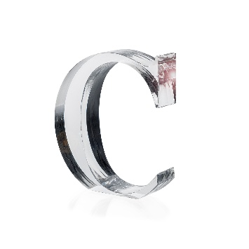 FONT  LETTERA  "C"  TRASPARENTE