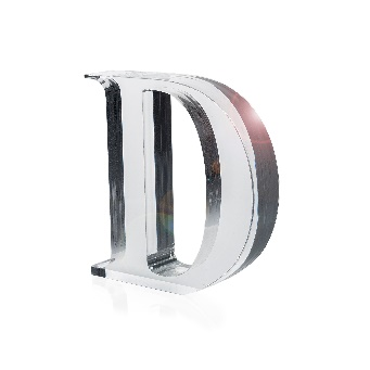 FONT  LETTERA  "D"  TRASPARENTE