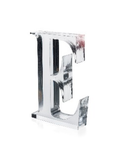 FONT  LETTERA  "E"  TRASPARENTE