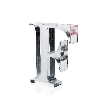 FONT  LETTERA  "F"  TRASPARENTE