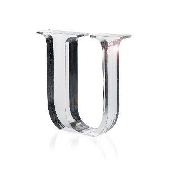 FONT  LETTERA  "U"  TRASPARENTE