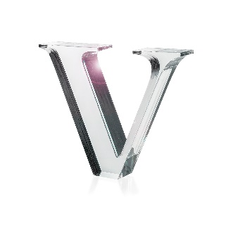 FONT  LETTERA  "V"  TRASPARENTE