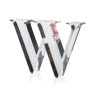 FONT  LETTERA  "W"  TRASPARENTE