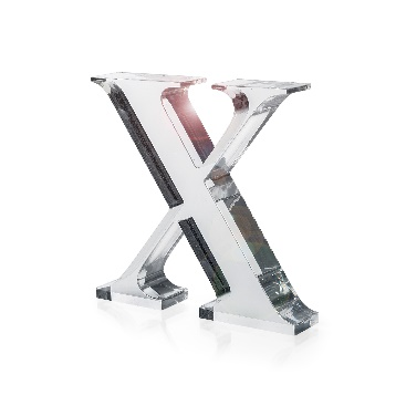 FONT  LETTERA  "X"  TRASPARENTE