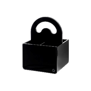 SERVING  P/POSATE  4  SEDI  CON  MANICO  NERO