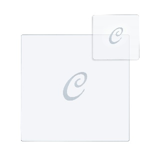 BON  TON  SET  SOTTOBICCHIERE / SOTTOPIATTO  QUADRATO  "C"  TRASP.