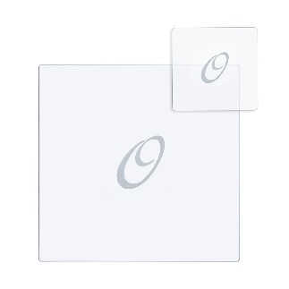 BON  TON  SET  SOTTOBICCHIERE / SOTTOPIATTO  QUADRATO  "N"  TRASP.