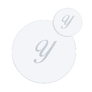 SERVING  SET  SOTTOBICCHIERE / SOTTOPIATTO  ROTONDO  "X"  TRASP.