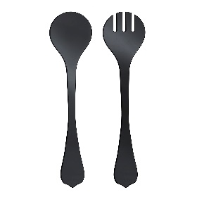 BON  TON  SALAD  SERVER  NERO