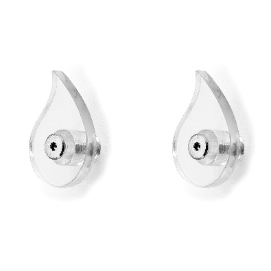 GOCCIA SET DA 2 APPENDINI TRASPARENTI