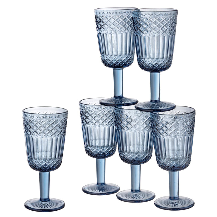 Set 6 calici vino in vetro 270 ml AGADIR