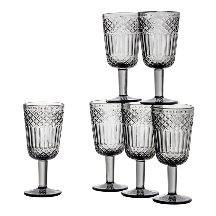 Set 6 calici vino in vetro 270 ml AGADIR