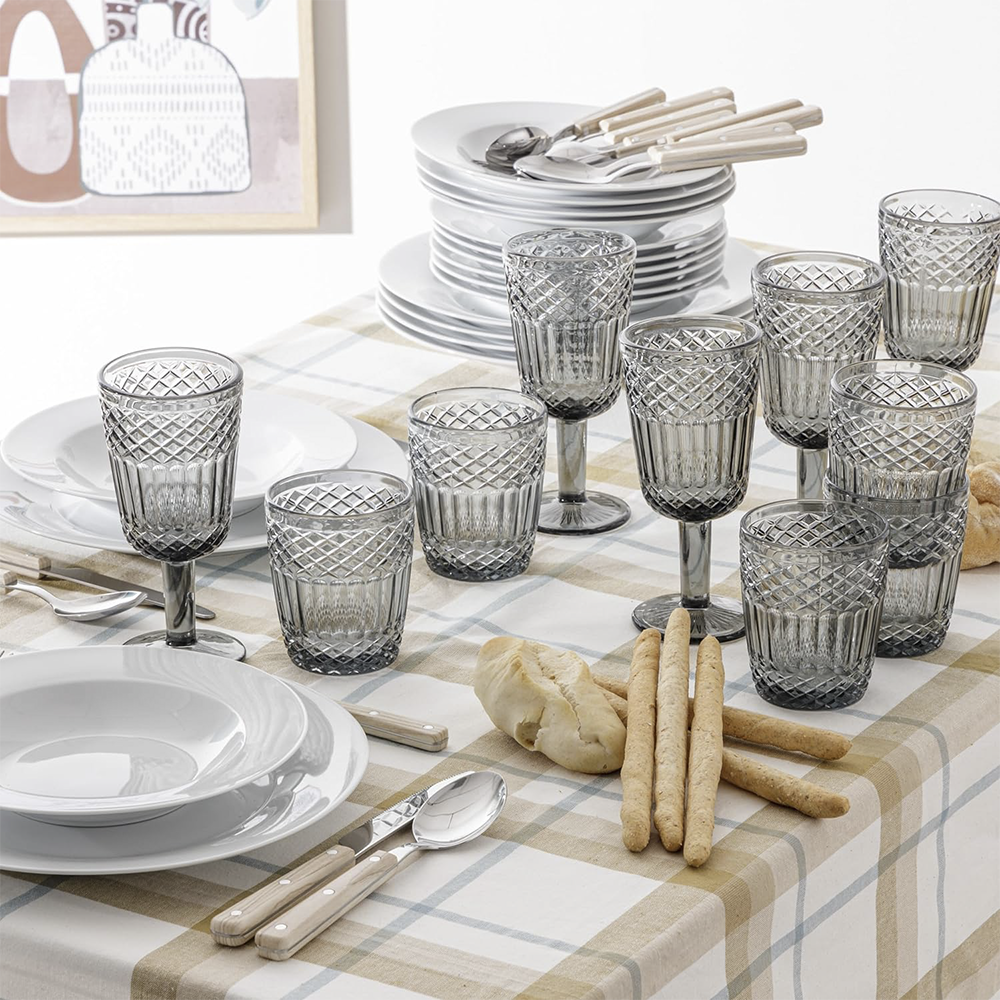 Set 6 calici vino in vetro 270 ml AGADIR