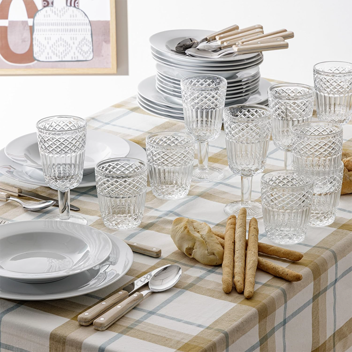 Set 6 calici vino in vetro 270 ml AGADIR