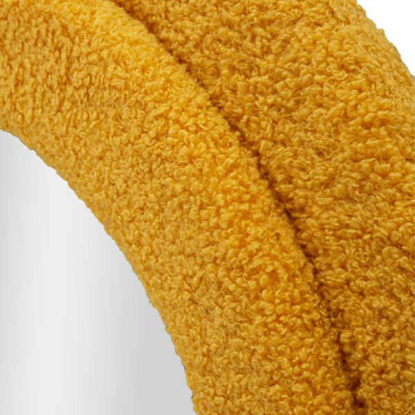 Specchio da muro Teddy Giallo senape