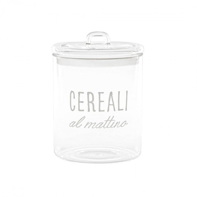 Barattolo in vetro 22 cm di altezza